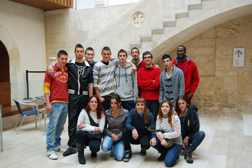 Els joves implicats en el projecte del consell comarcal de l'Alt Penedès