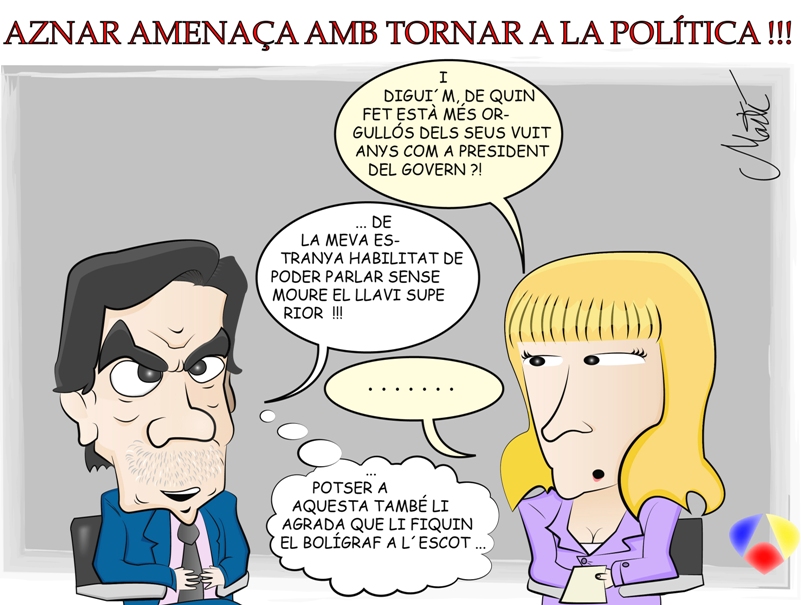 Aznar amenaça amb tornar a la política