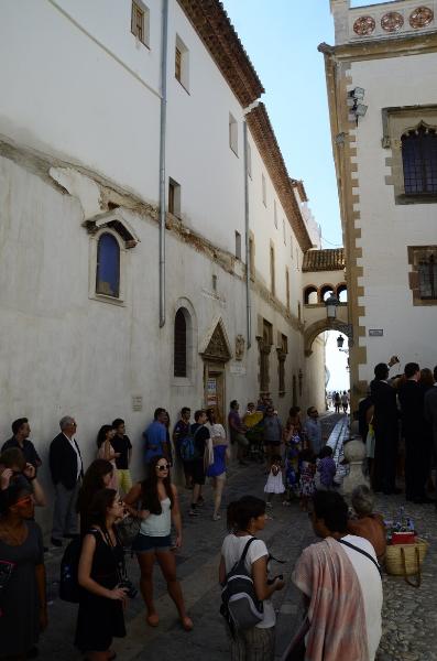Museus de Sitges. La retirada de la bastida permet apreciar els primers resultats de la reforma dels museus de Sitges
