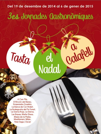 Jornades gastronòmiques Tasta el Nadal a Calafell