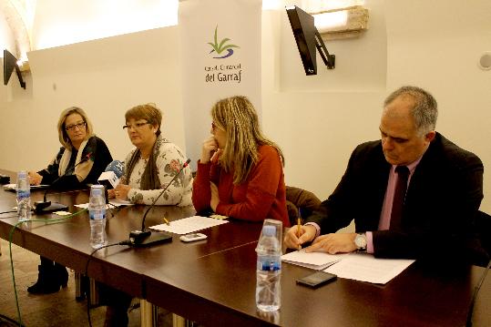 CC Garraf. Ana Martínez; Maria Lluïsa Romero; Montse Santafé i Jordi Mas