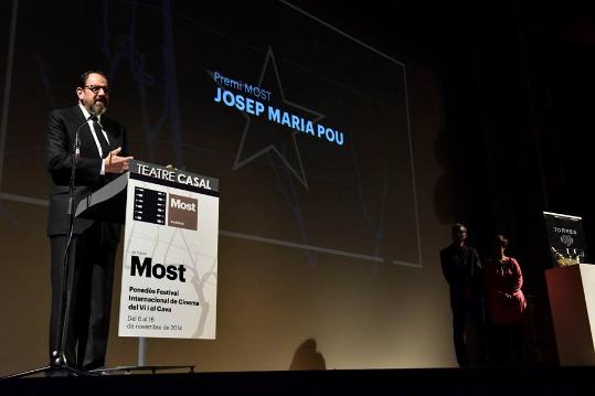 Most Festival. Josep Maria Pou va obrir la 4a edició del Most Penedès Festival Internacional de Cinema del Vi i el Cava