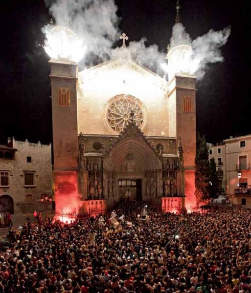 Festa Major Vilafranca . La tradicional entrada de Sant Fèlix