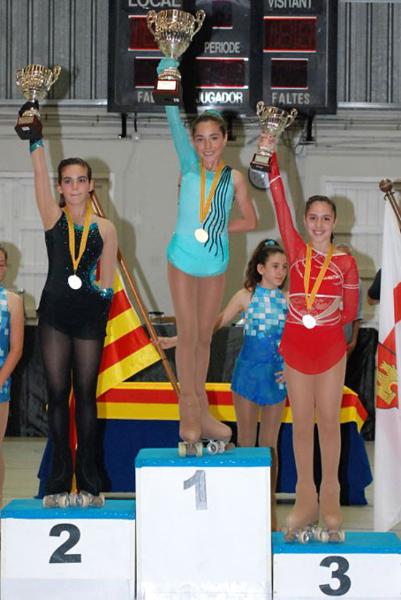 Eix. Podium del Campionat de Barcelona Infantil Pre 2014