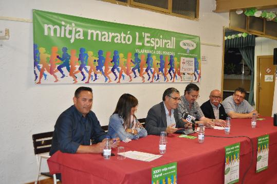 Ajuntament de Vilafranca. Vilafranca presenta la XXXV Mitja Marató de lEspirall