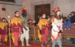 Cavalcada dels Reis a Vilanova i la Geltrú 2015. Els ajudants del patge Eliseu arriben al Castell de la Geltrú