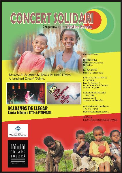 Concert solidari per Etiopía