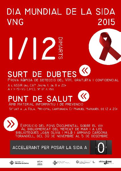 Dia Mundial de la SIDA a Vilanova i la Geltrú