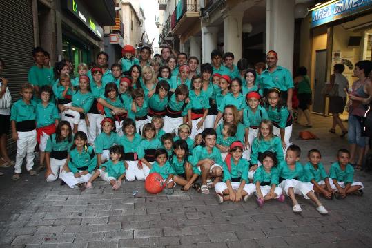 Comencen els assaigs de Festa Major dels petits dels Castellers de Vilafranca. Castellers de Vilafranca