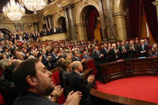 Els diputats al Parlament de Catalunya. Rafa Garrido/ACN