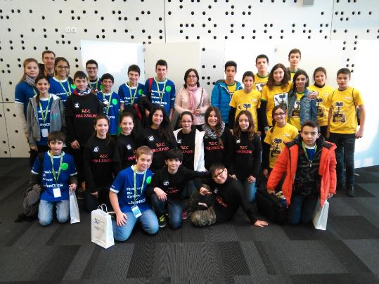Ajt Sant Sadurní d'Anoia. Els equips de robòtica d'El Carme, premi al First Lego League