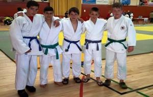 Eix. Els integrants del Judo Vilafranca