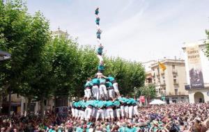 Els Verds completen la millor diada de Santes del seu historial. Castellers de Vilafranca