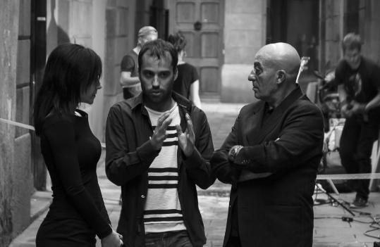 Gonzalo Gonzalez Undurraga donant instrucions als actors. Eix