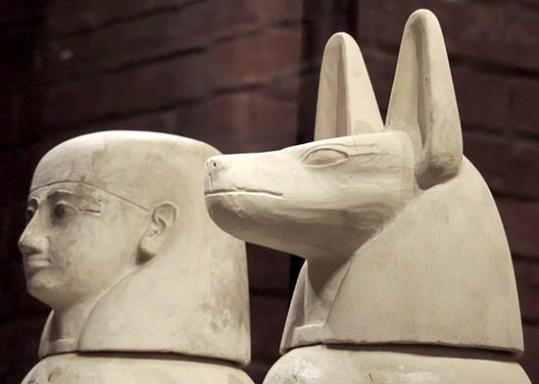 Imatge figures egípcies museu de Berlín. Teresa Costa-Gramunt