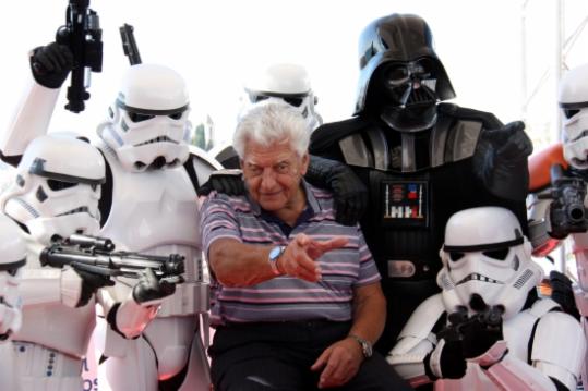 L'actor que va interpretar Darth Vader a la primera part de 'La guerra de les Galàxies', David Prowse, al Festival de Sitges. ACN