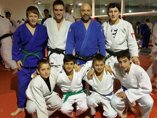 Eix. L'equip del Judo Vilafranca