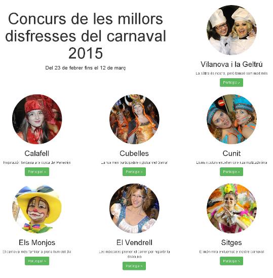 EIX. Obertes les votacions a les millors disfresses del Carnaval 2015