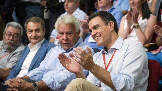 Eix. Pedro Sánchez a l'últim congrés del PSOE