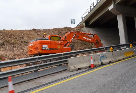 S'inicien els treballs d’ampliació de la sortida 30 de l’autopista per accedir a Les Pruelles. Ajuntament de Sitges