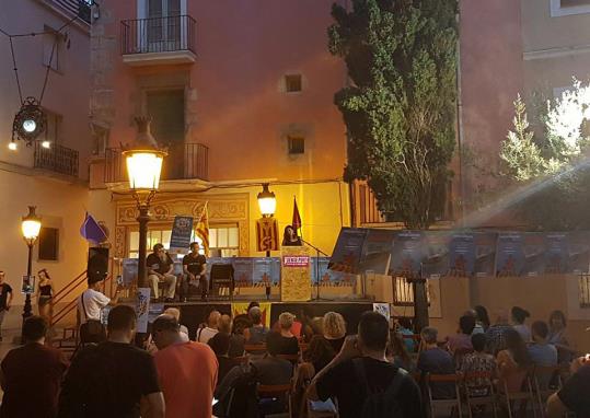 Acte polític de l’Esquerra Independentista a Vilafranca. Eix