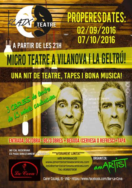 Flaix Teatre. Micro teatre a Vilanova