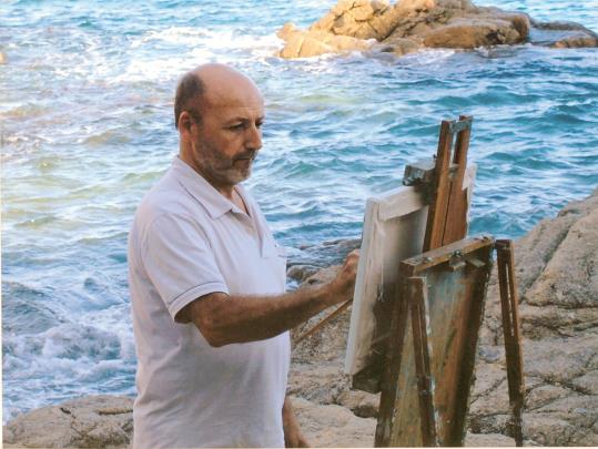 50 anys pintant, del pintor vilafranquí  Pere Lluís Via