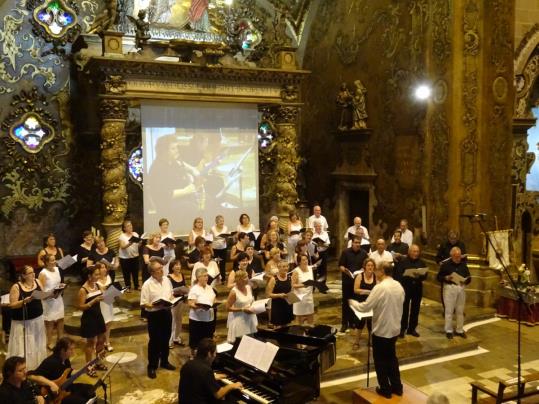 Homenatge a Santa Cecília amb un concert de tres corals del Vendrell