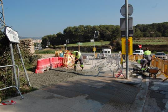 Comencen les obres a l'aparcament gratuït de l'hospital de Sant Camil. Ajt Sant Pere de Ribes