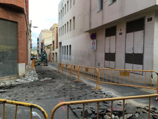 Comencen les obres de millora i adequació del carrer Oriol de Vilafranca. Ajuntament de Vilafranca