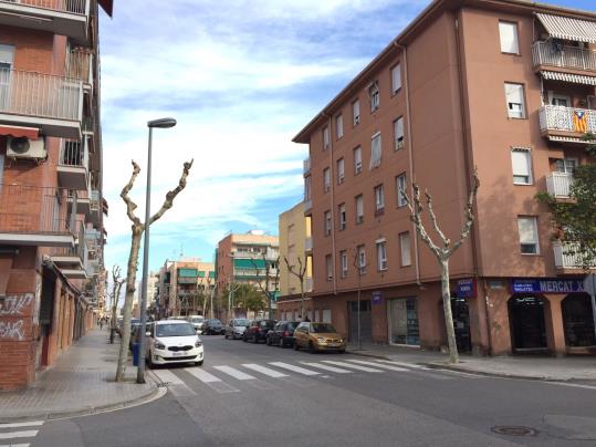Cruïlla entre els carrers de l'Aigua i Menéndez Pelayo, a Vilanova. EIX