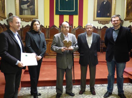 El Consell de la Festa Major rep el premi BEST 2016, que atorga l’Agrupació de Bestiari Festiu. Ajuntament de Vilafranca