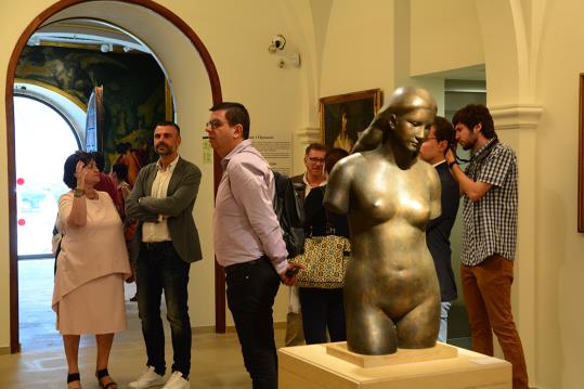 El conseller Santi Vila destaca l’aportació de Sitges al món de les arts. Museus de Sitges
