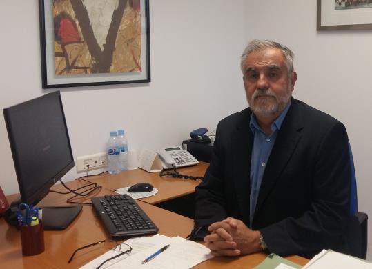 El doctor Josep Lluís Ibáñez, gerent dels consorcis sanitaris de l'Alt Penedès i Garraf . Roger Vives