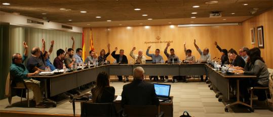 El govern de Calafell, de PSC, PP i UAM, pacta les ordenances amb la CUP i ERC. Ajuntament de Calafell