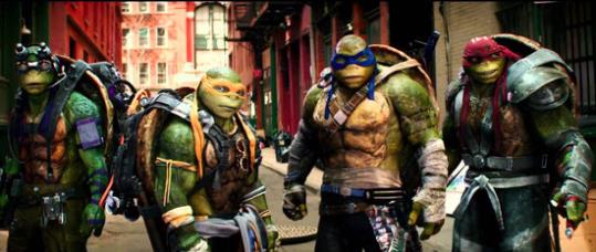 Fotograma de 'Ninja Turtles', amb les quatre tortugues ninja. EIX