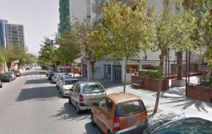 Imatge de l'avinguda de Francesc Macià, a l'alçada del número 163. Google Street View