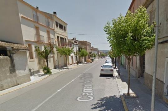 Imatge del carrer de l'Estació de La Granada. Google Street View