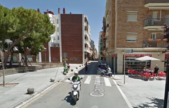 Imatge del carrer Recreo de Vilanova. Google Street View