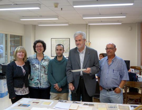 La família Figueras Bové dóna el seu fons documental a l'Arxiu Comarcal del Baix Penedès. EIX