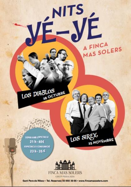Los Sírex i Los Diablos actuaran a Finca Mas Solers aquesta tardor. EIX