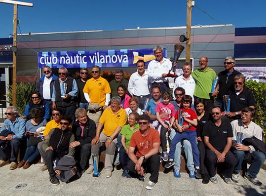 Participants de la regata Interclubs Ports de Garraf . Eix