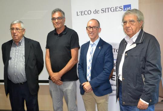 Pere Junyent, Jordi Baijet, Miquel Forns i Jordi Serra. Ajt. Sitges