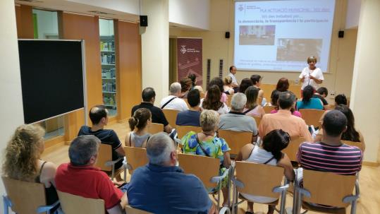 Primeres sessions del procés d’elaboració del Pla d’Actuació Municipal de Sant Pere de Ribes. Ajt Sant Pere de Ribes