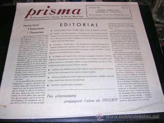 Revista Prisma. www.todocoleccion.net