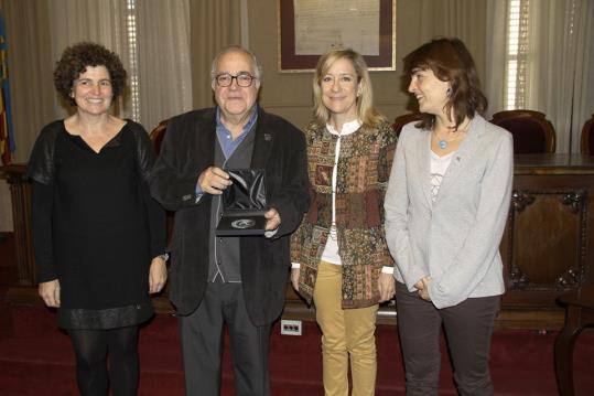 Vilanova ret homenatge a Josep Maria Porta, guanyador de la medalla UNFOEPRAE. Ajuntament de Vilanova
