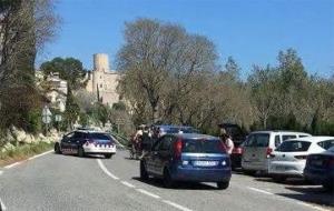 Accident a la carretera del Pantà de Foix. Eix