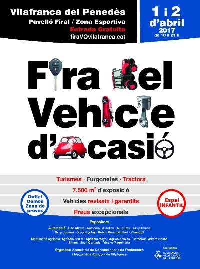 Fira VO Vilafranca. La Fira del Vehicle d’Ocasió de Vilafranca del Penedès