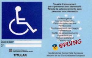 Campanya de control de l'ús fraudulent de les targetes d'aparcament per a persones amb mobilitat reduïda. Policia local de Vilanova
