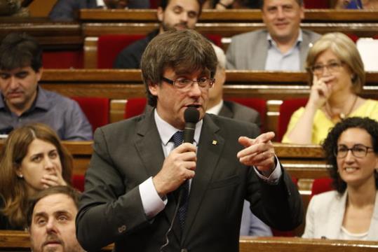 Carles Puigdemont, president de la Generalitat de Catalunya. ACN